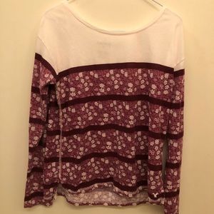 AE floral long sleeve tee